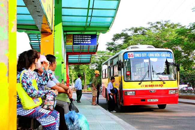 Đi xe Bus