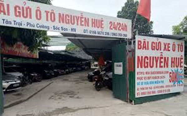 Gửi xe máy ở Sân bay Nội Bài