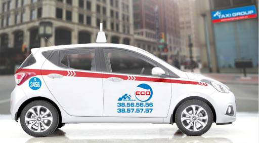 Quá trình di chuyển của xe taxi group eco